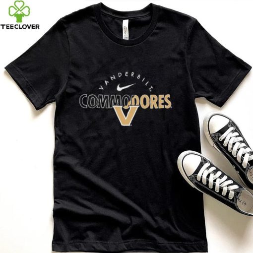 Nike Youth Vanderbilt Commodores Black Core Cotton Logo T Shirt