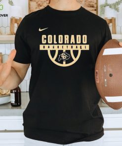 Nike black Colorado buffaloes basketball drop legend performance shirt