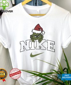 Nike logo the grinch Christmas hoodie, sweater, longsleeve, shirt v-neck, t-shirt