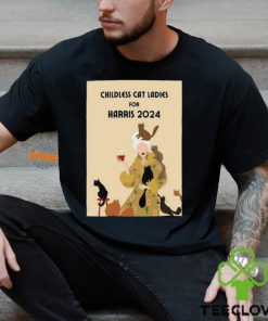 Nikki Barnes Childless Cat Ladies For Harris 2024 Shirt