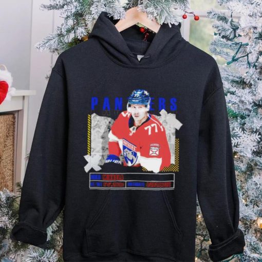 Niko Mikkola number 77 Florida Panthers ice hockey player pose paper gift hoodie, sweater, longsleeve, shirt v-neck, t-shirt