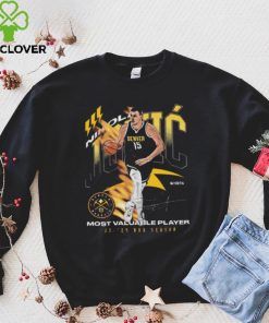 Nikola Jokic Denver Nuggets 2024 NBA MVP Award Signature hoodie, sweater, longsleeve, shirt v-neck, t-shirt