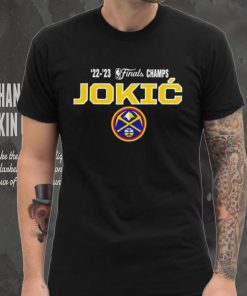 Nikola Jokic Denver Nuggets ’22 ’23 NBA finals champs shirt