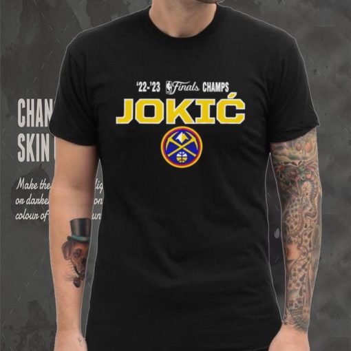 Nikola Jokic Denver Nuggets ’22 ’23 NBA finals champs shirt