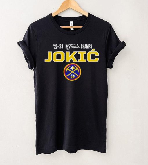 Nikola Jokic Denver Nuggets ’22 ’23 NBA finals champs shirt