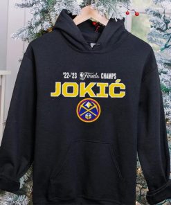 Nikola Jokic Denver Nuggets ’22 ’23 NBA finals champs shirt