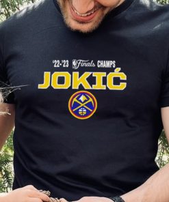 Nikola Jokic Denver Nuggets ’22 ’23 NBA finals champs shirt