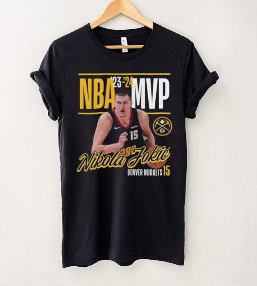 Nikola Jokic Denver Nuggets Fanatics Branded 2024 NBA MVP Drive & Kick T Shirt