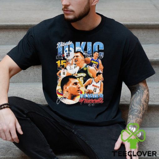 Nikola Jokic Denver Nuggets NBA basketball signature graphic shirt