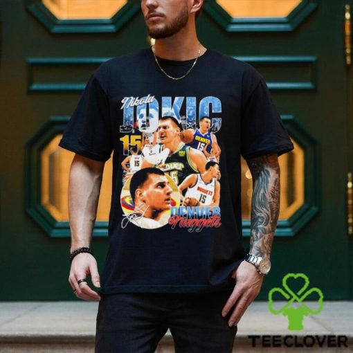 Nikola Jokic Denver Nuggets NBA basketball signature graphic shirt
