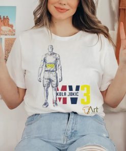 Nikola Jokic MV3 Denver Nuggets Basketball Player shirt 1 Nikola Jokic MV3 Denver Nuggets Basketball Player shirt