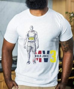 Nikola Jokic MV3 Denver Nuggets Basketball Player shirt 3 Nikola Jokic MV3 Denver Nuggets Basketball Player shirt