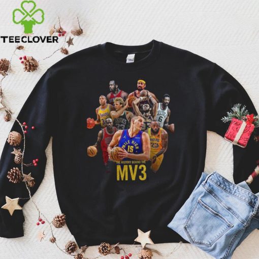 Nikola Jokic MV3 Join 3 Times MVP Iconic Players A Milestone Of His Career Unisex T Shirt