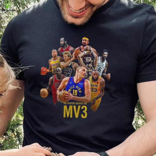 Nikola Jokic MV3 Join 3 Times MVP Iconic Players A Milestone Of His Career Unisex T Shirt