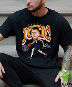 Nikola Jokic cartoon Denver Nuggets signature shirt 2 Nikola Jokic cartoon Denver Nuggets signature shirt