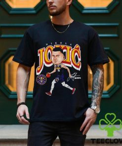 Nikola Jokic cartoon Denver Nuggets signature shirt 3 Nikola Jokic cartoon Denver Nuggets signature shirt