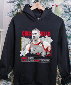 Nikola Vucevic number 9 Chicago Bulls basketball player pose paper gift hoodie, sweater, longsleeve, shirt v-neck, t-shirt