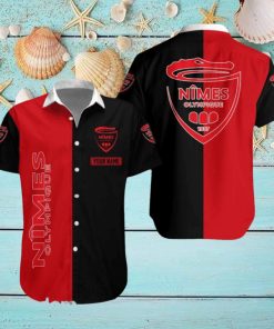 Nimes Olympique Hawaiian Shirt Style Gift For Men And Women