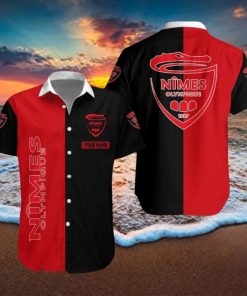 Nimes Olympique Hawaiian Shirt Style Gift For Men And Women 1 Nimes Olympique Hawaiian Shirt Style Gift For Men And Women