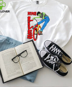 Nine lives cartoon design shirt