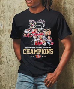 Niners 49ers Players Signature 2023 NFC Champions San Francisco 49ers Shirt
