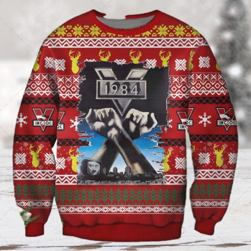 Nineteen Eighty Four Ugly Christmas Sweater 3D Shirt