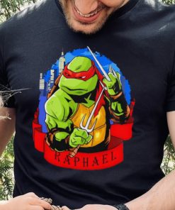 Ninja Turtle Raph Raphael skyline shirt