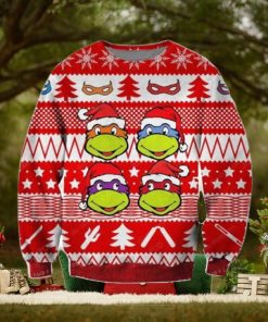 Ninja Turtles Knitting Pattern Ugly Sweater For Woman