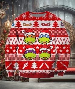 Ninja Turtles Knitting Pattern Ugly Sweater For Woman