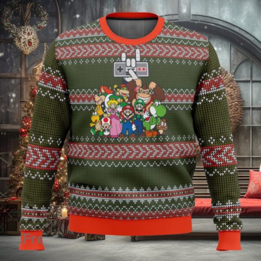 Nintendo 3D Ugly Christmas Sweater Christmas Holiday Gift