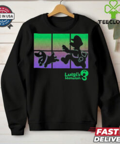 Nintendo Luigi_s Mansion 3 Running With Polterpup T Shirt 2 Nintendo Luigi_s Mansion 3 Running With Polterpup T Shirt