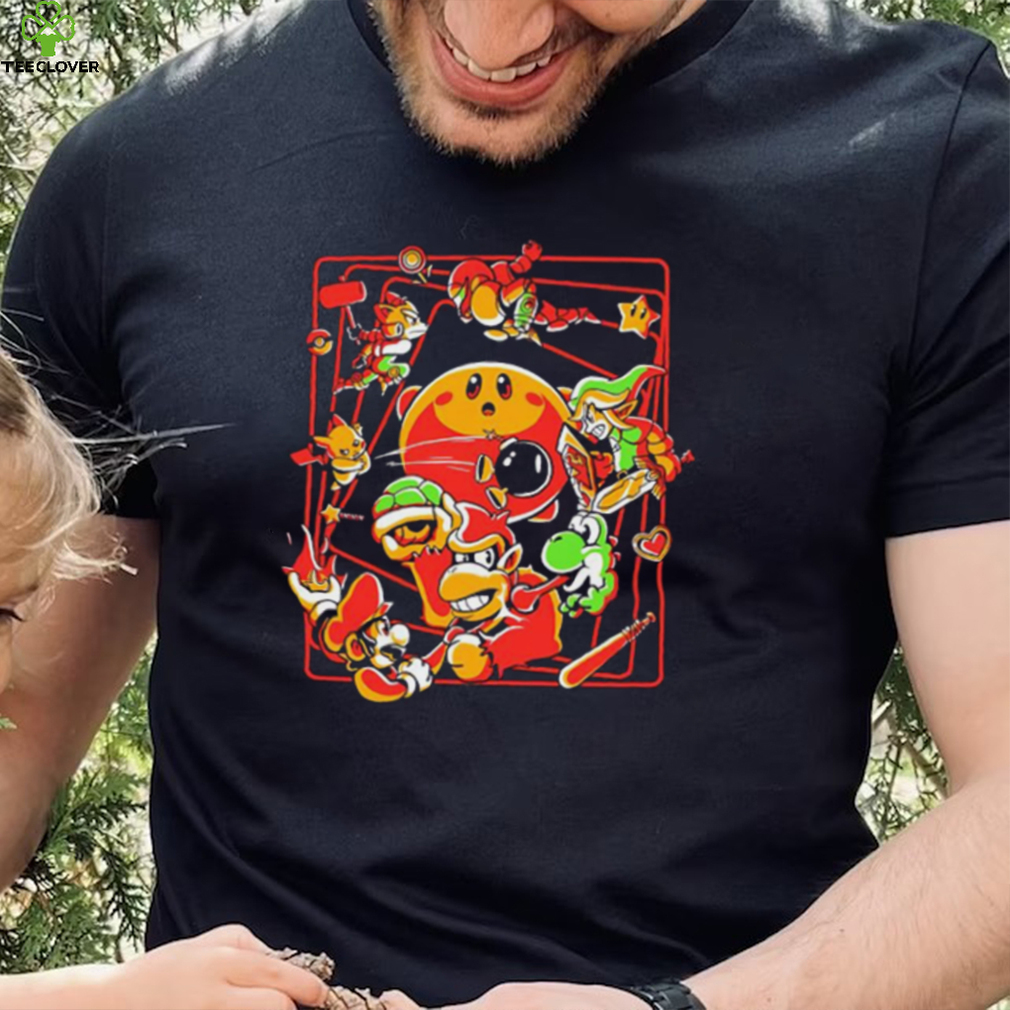 Nintendo characters smash buddies funny shirt Nintendo characters smash buddies funny shirt