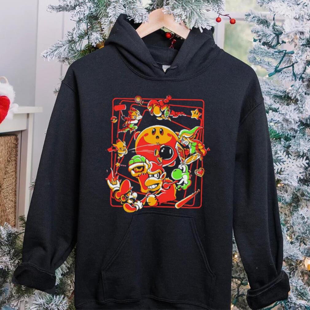 Nintendo characters smash buddies funny shirt Nintendo characters smash buddies funny shirt