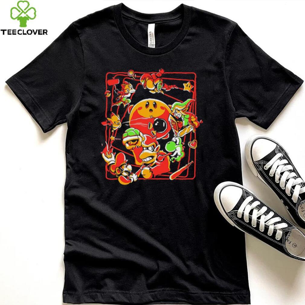 Nintendo characters smash buddies funny shirt Nintendo characters smash buddies funny shirt