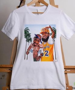 Nipsey Hussle Lakers and 2PAC Dodgers holiday summer art shirt