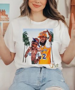 Nipsey Hussle Lakers and 2PAC Dodgers holiday summer art shirt