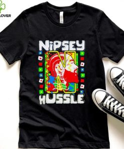 Nipsey Hussle colorful art shirt