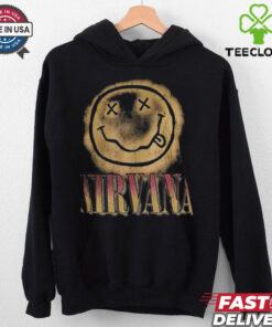 Nirvana Big Gradient Smile Face Graphic Band Classic T hoodie, sweater, longsleeve, shirt v-neck, t-shirt For Men And Women