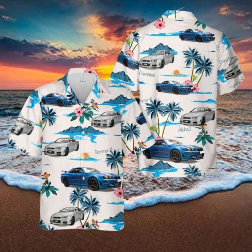 Nissan Skyline GT R R34 Hawaiian Shirt