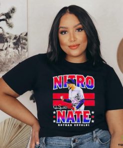 Nitro Nate Nathan Eovaldi Texas Rangers player signature T shirt