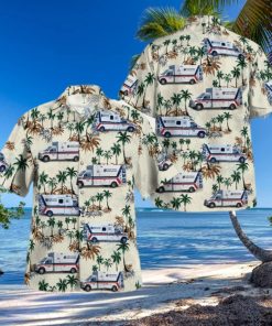 Nlmp2605Bg13 Keener Township Ambulance Service Demotte Indiana Hawaiian Shirt