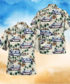 Nlmp2605Bg13 Keener Township Ambulance Service Demotte Indiana Hawaiian Shirt