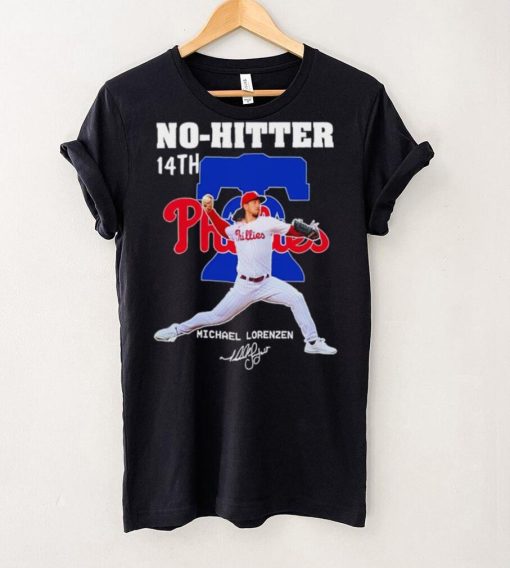 No Hitter 14th Michael Lorenzen signature shirt