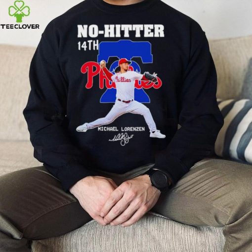 No Hitter 14th Michael Lorenzen signature shirt
