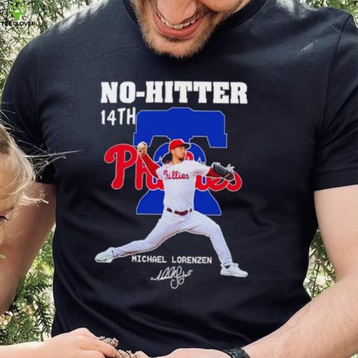 No Hitter 14th Michael Lorenzen signature shirt