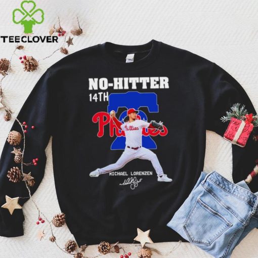 No Hitter 14th Michael Lorenzen signature shirt