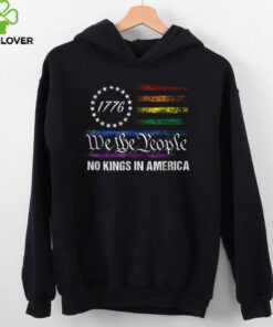No Kings In America We The People Political Flag Men Women T Shirt