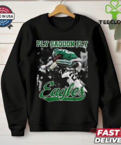 No Look Reverse Hurdle Fly Saquon Fly Football Barkley T Shirt