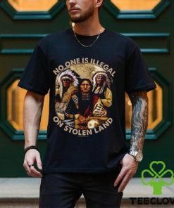 No One Is Illegal On Stolen Land Native American Shirt