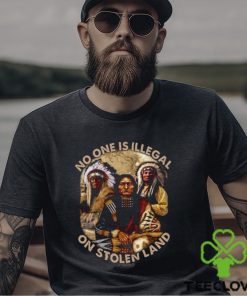 No One Is Illegal On Stolen Land Native American Shirt